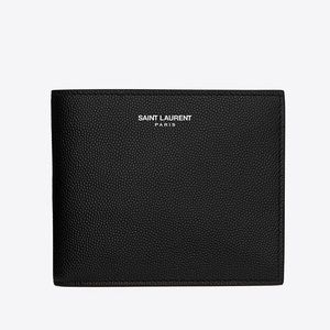 SAINT LAURENT PARIS EAST/WEST WALLET IN GRAIN DE POUDRE EMBOSSED LEATHER